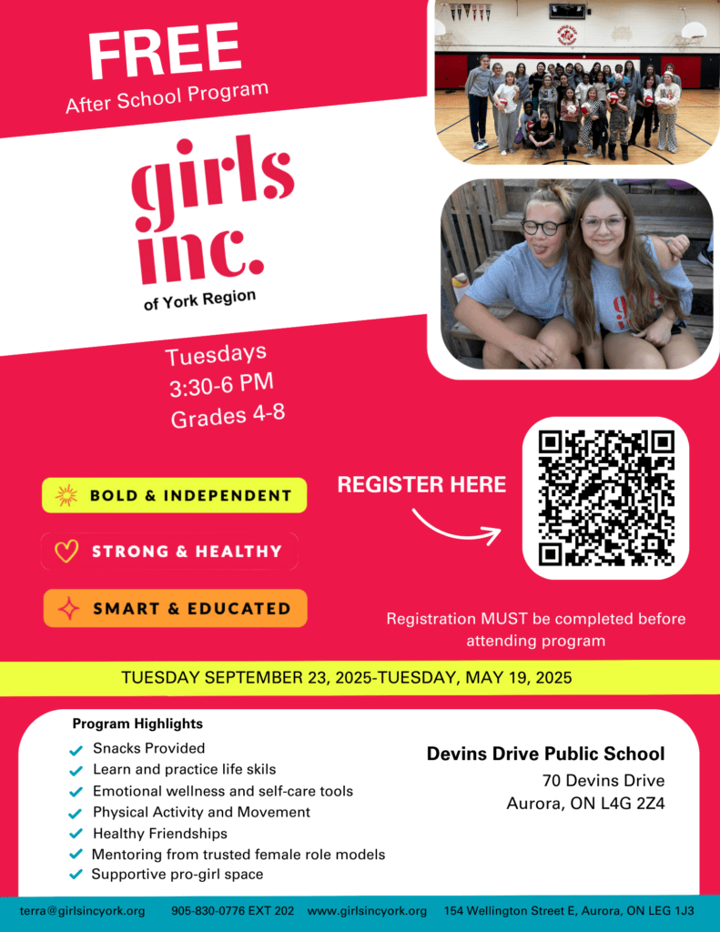 Devins Drive Program Flyer